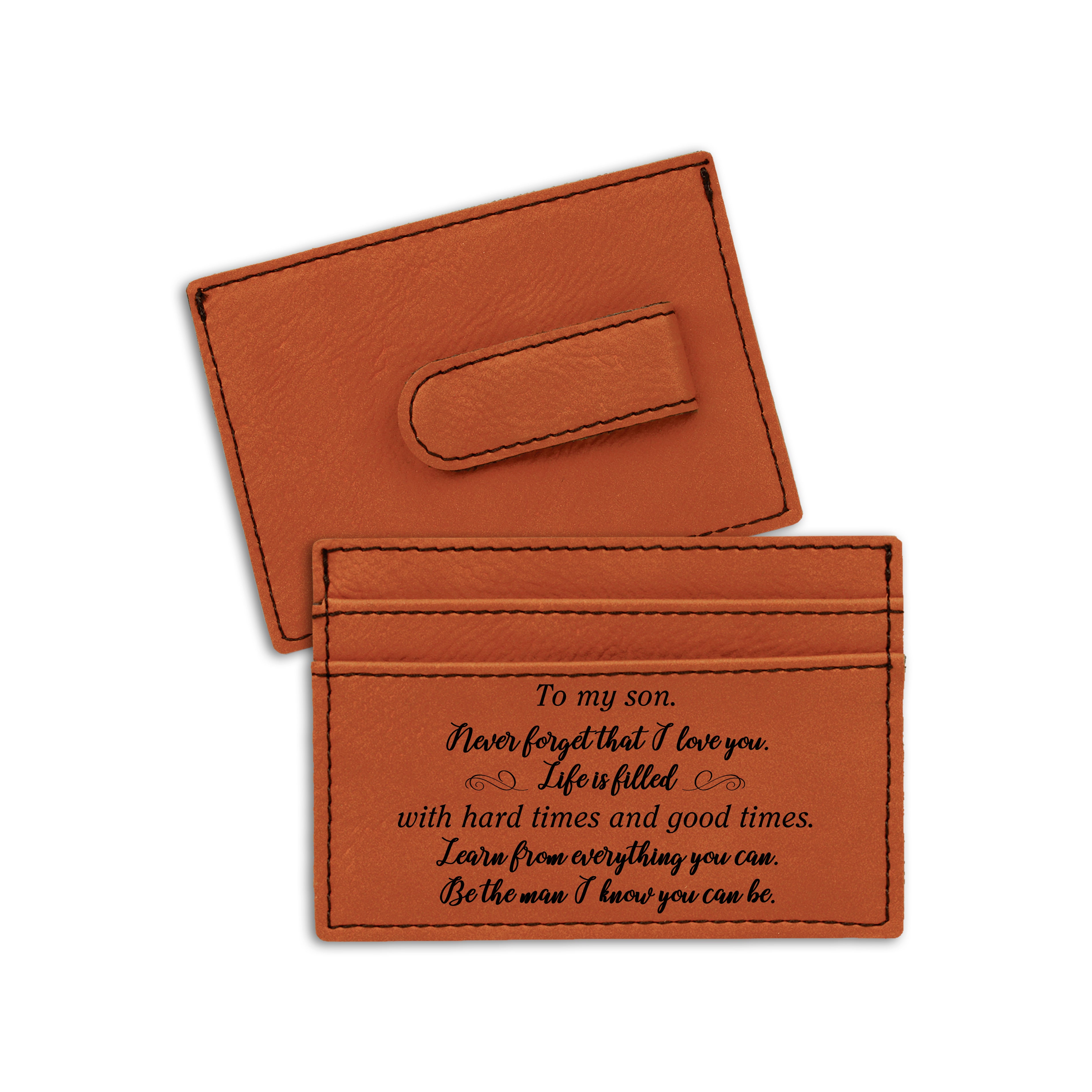 Leather Money Clip Present Ideas