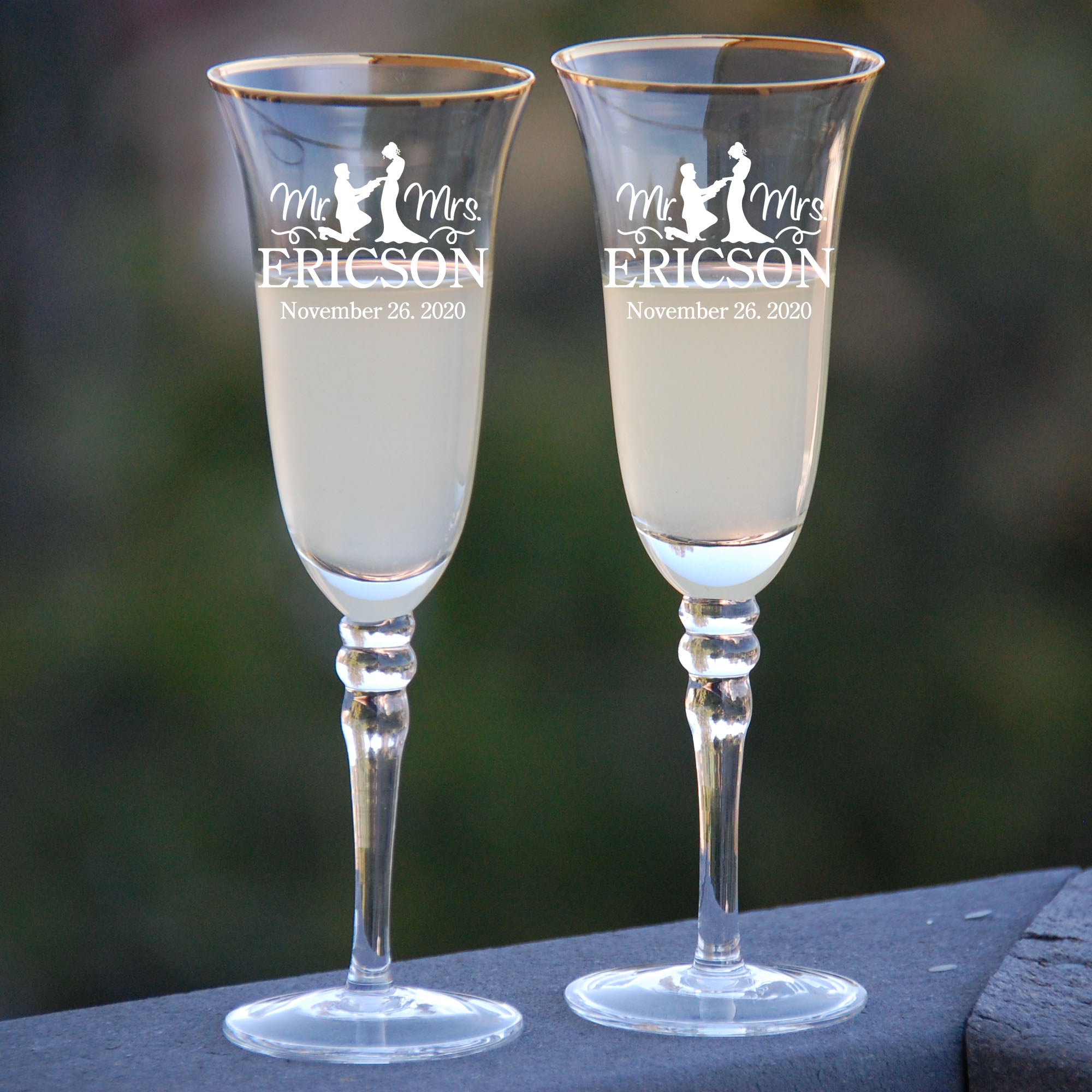 Enchanted Proposing Image For Men And Women, Dynamic Laser Engraved Glassware, An Unique Personalized Present