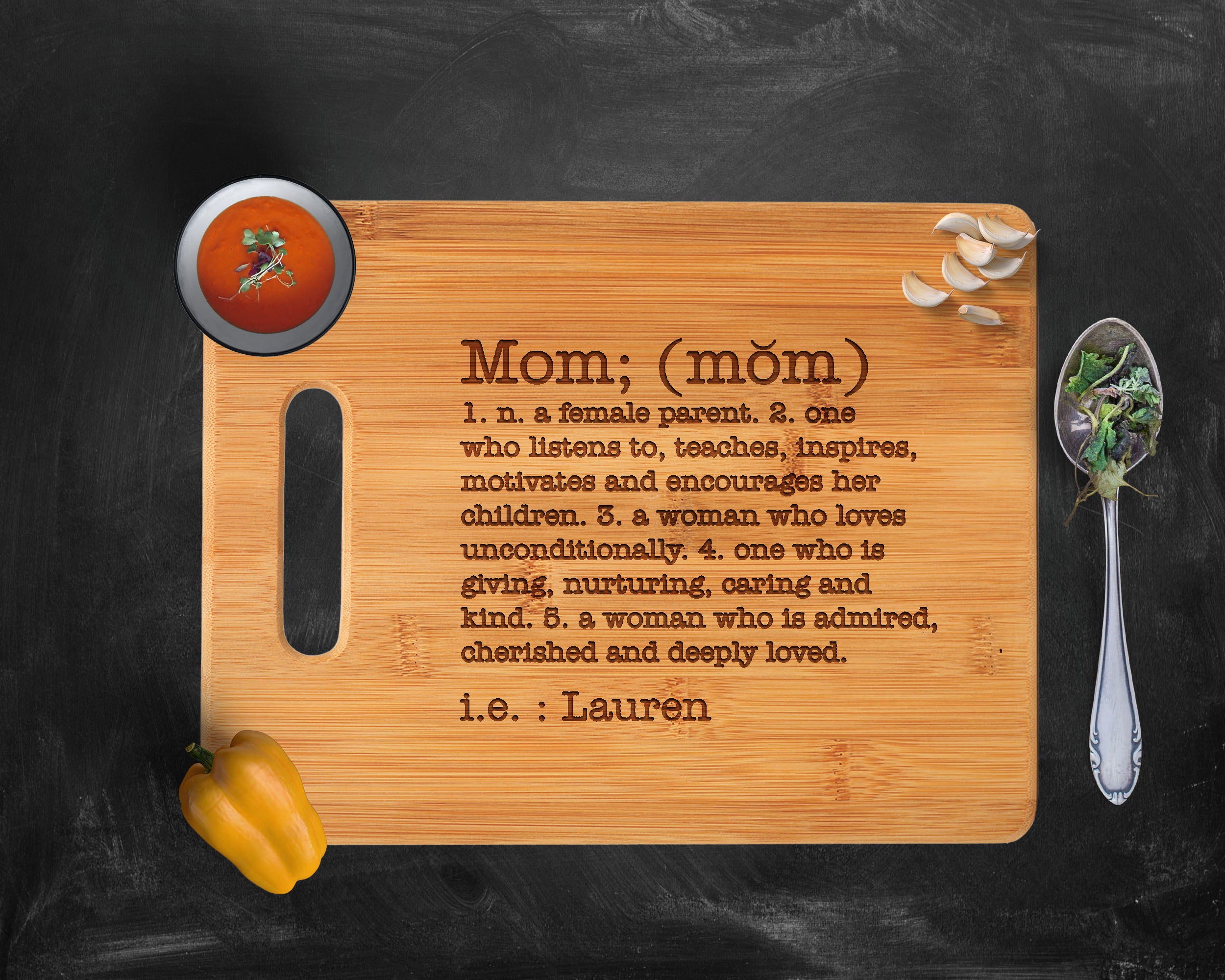 Personalized Cutting Board, Gift For Mom Custom. Wooden Engraved Cutting Board, Mother's Day Gift, Special Mom Cutting Board, Kitchen Gift, Cutting Board, butcher Board, madre cutting Board