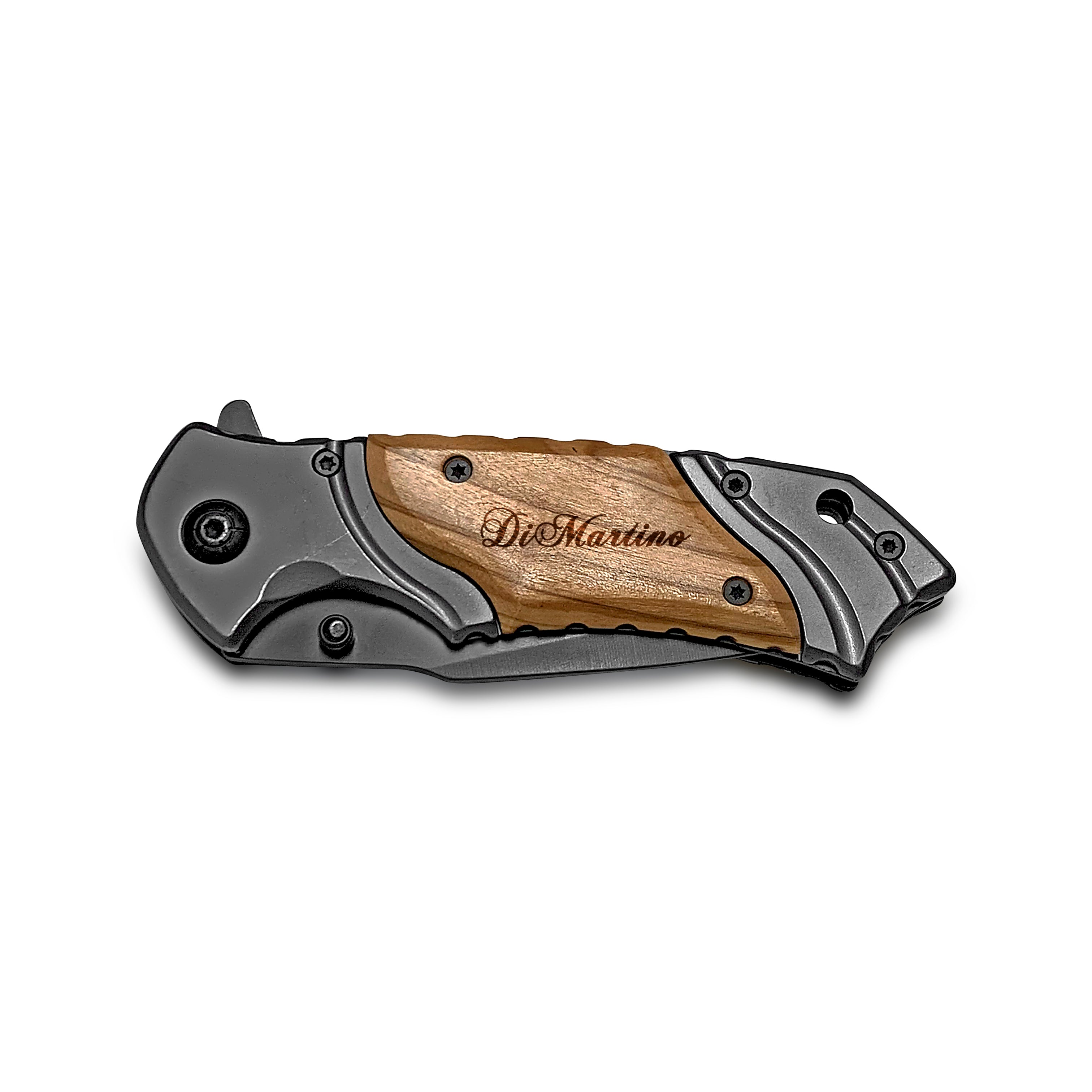 Personalized Pocket Knife For Men Engraved, Engraved Custom Knife With Wood Box, Laser Engraved Pocket Knife For Men, Knife For Men, Fishing Pocket Knife