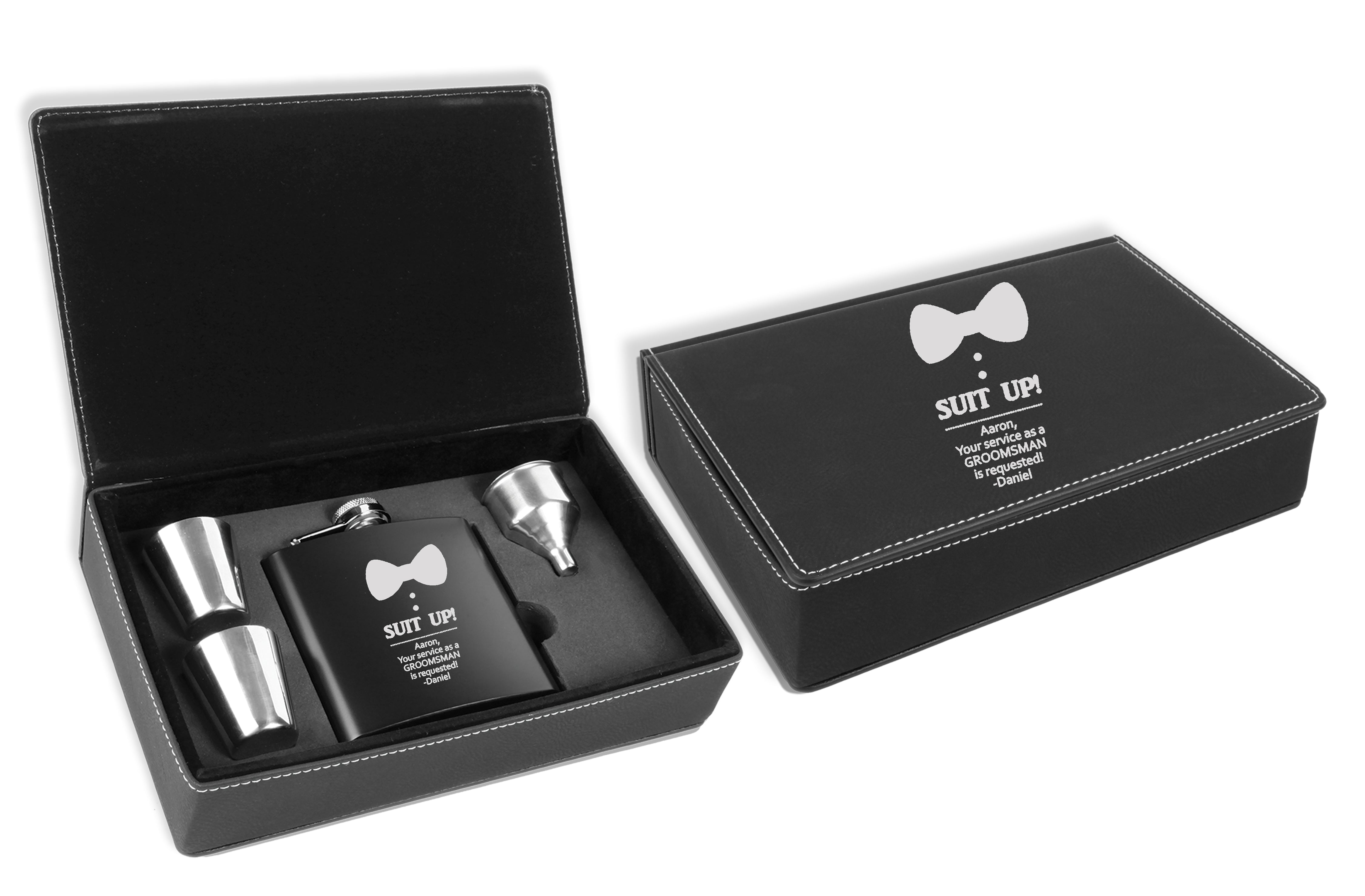 Personalized Groomsmen Flask