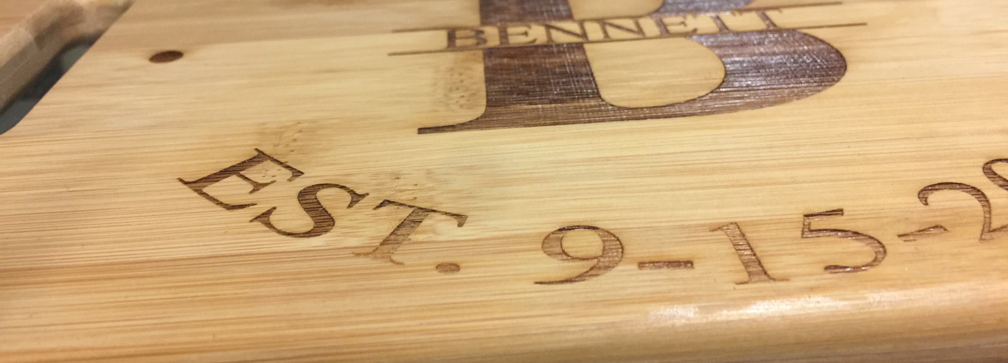 Personalize butcher board for Mom