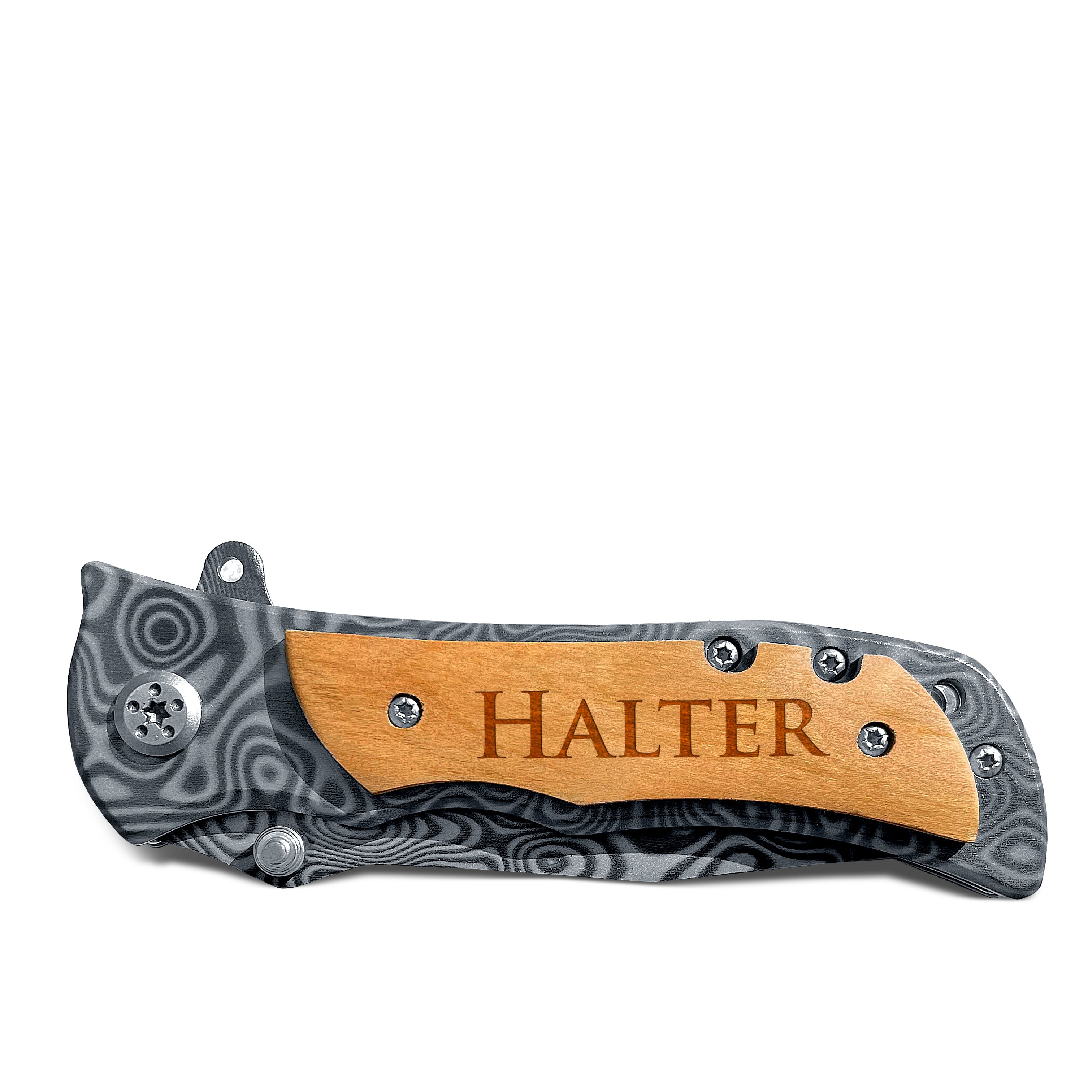 Personalized Engraved Knife For Men set of 4, Pocket Knife For Groomsmen, Engraved Pocket Knife For Daily Use, Customized Pocket Knife With Wooden Box