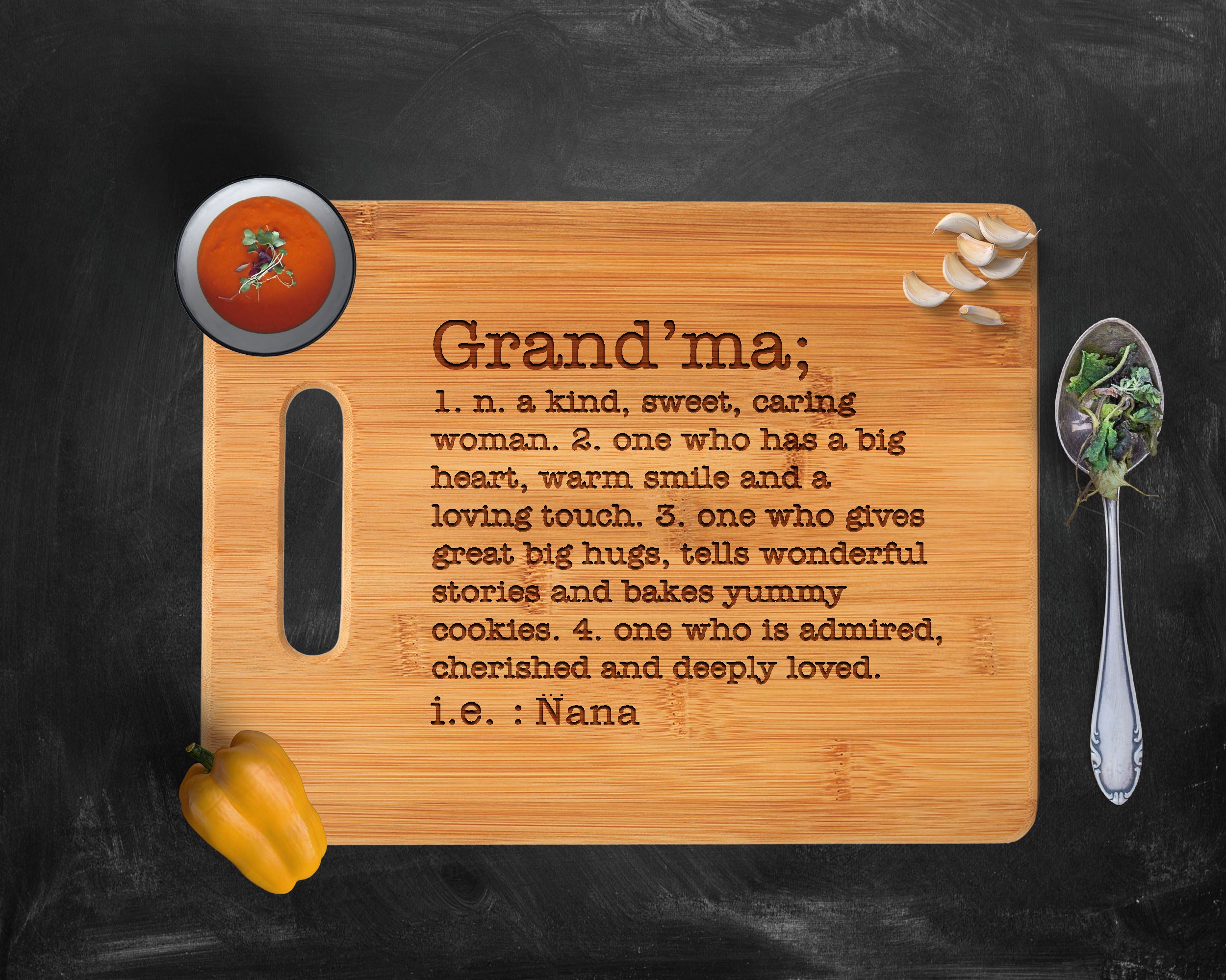 Granny Cutting Board, Grandma's Kitchen, Wooden Cutting Board, Engraved cutting board,Customize Cutting Board, abuela Cutting Borad, Best abuela, grand-mère Cutting Board, wood, Cutting board