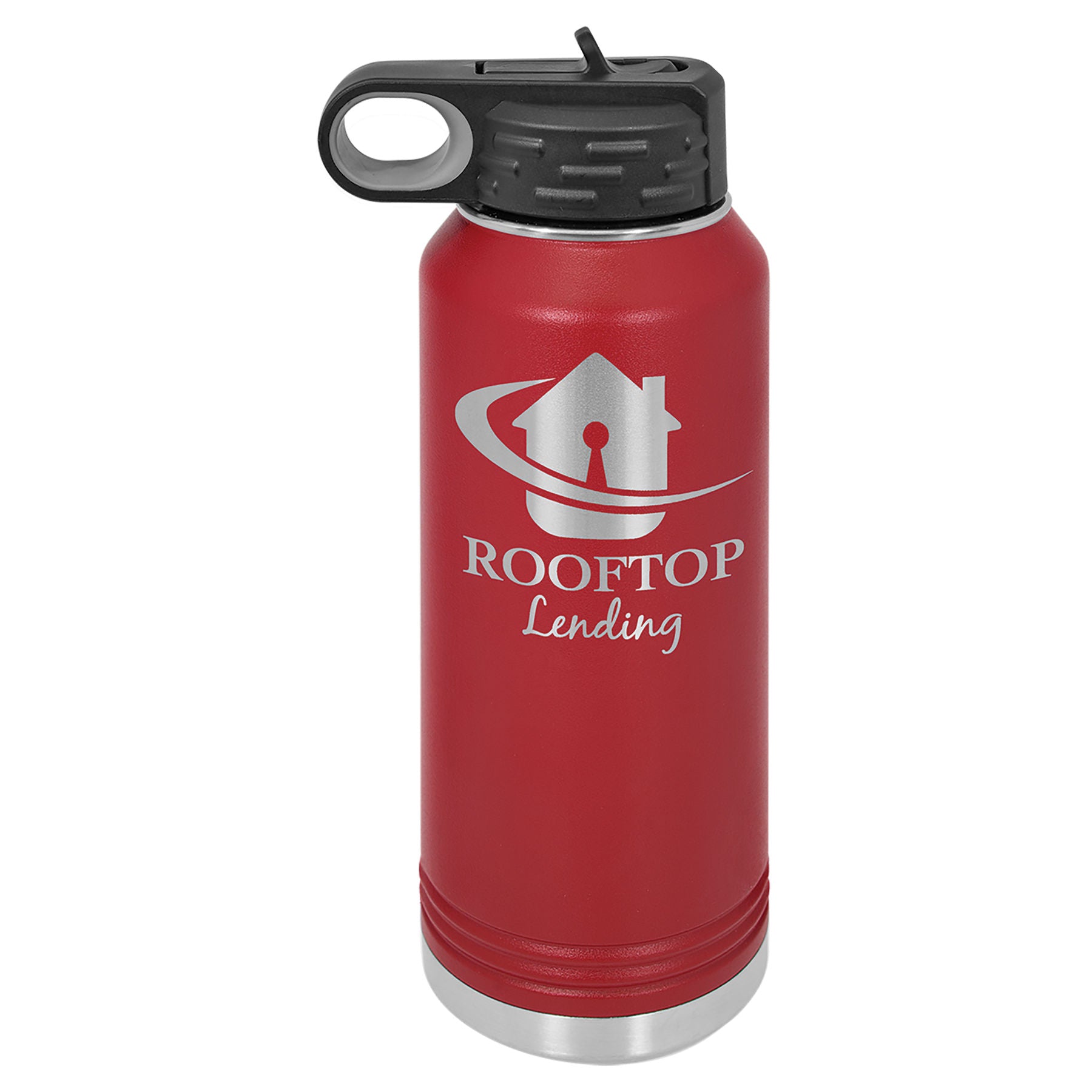 Austin Black Stylish Customized Water Bottle
