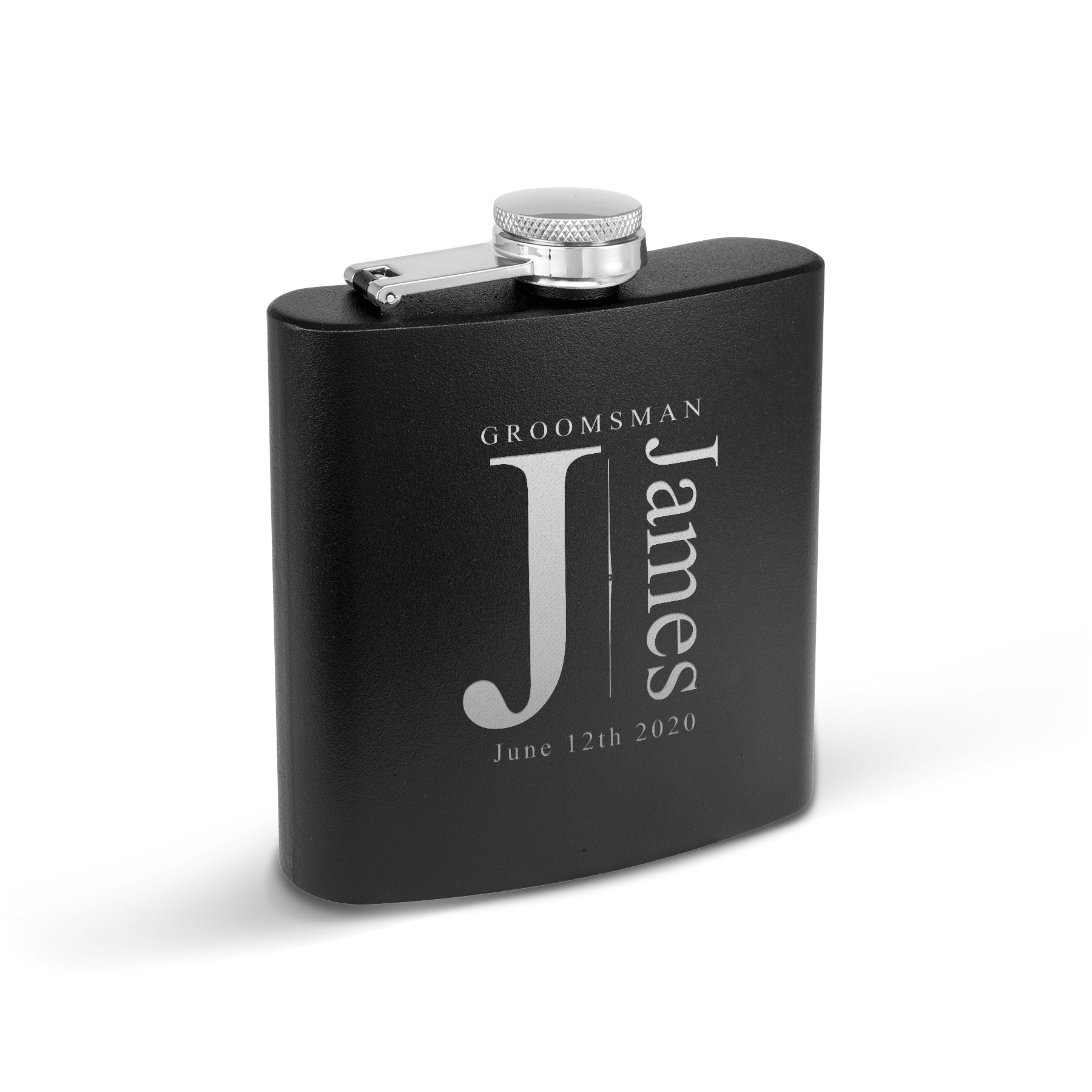 Groomsmen Stainless Stel Flask, Groomsmen Personalized Flask, Engraved Flask, Hip Flask, Custom Flask, Monogrammed Flask, Flask for Groomsmen,Groomsman Flask
