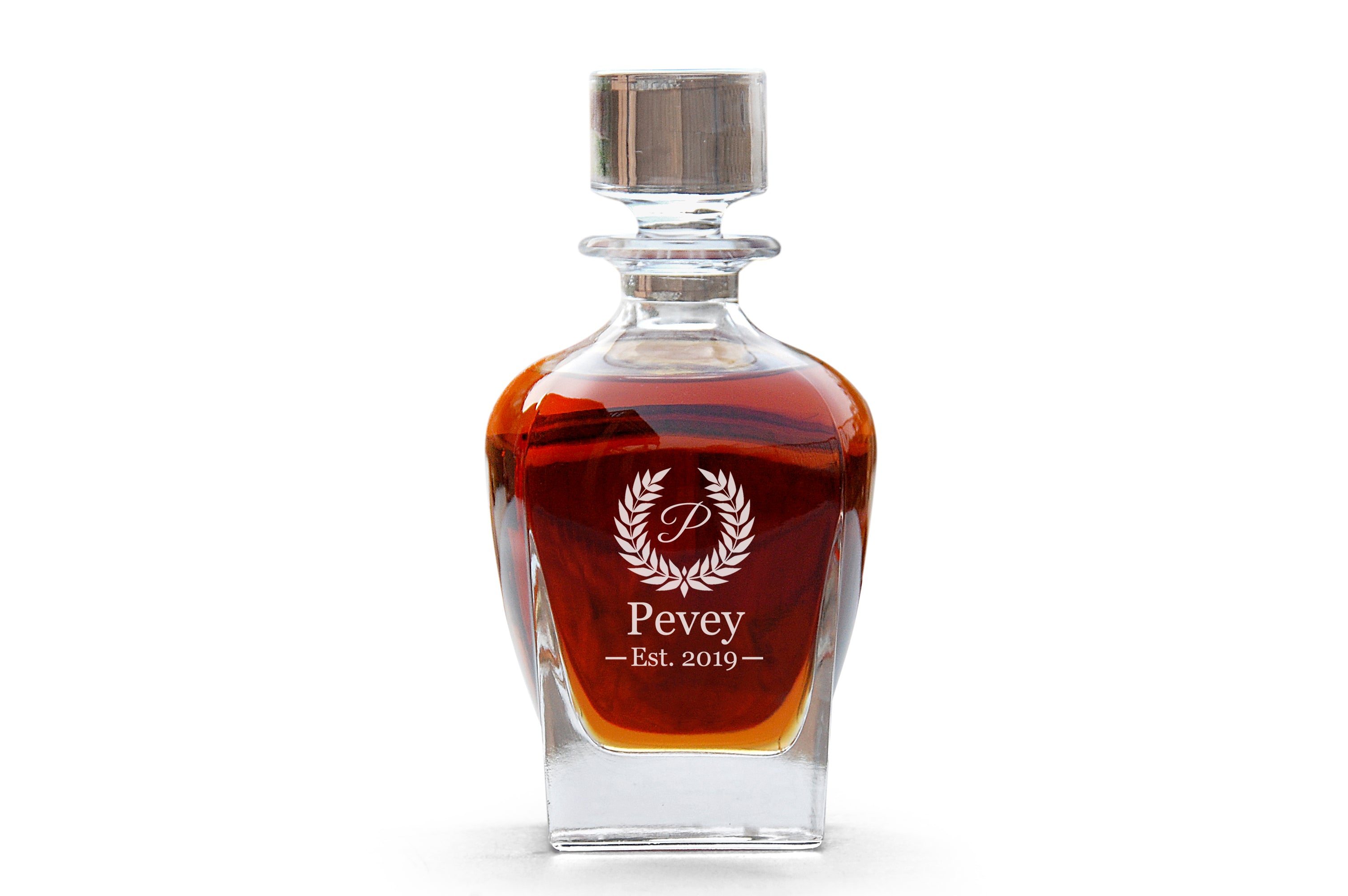 Personalized Decanter Set With Glasses And Wooden Box