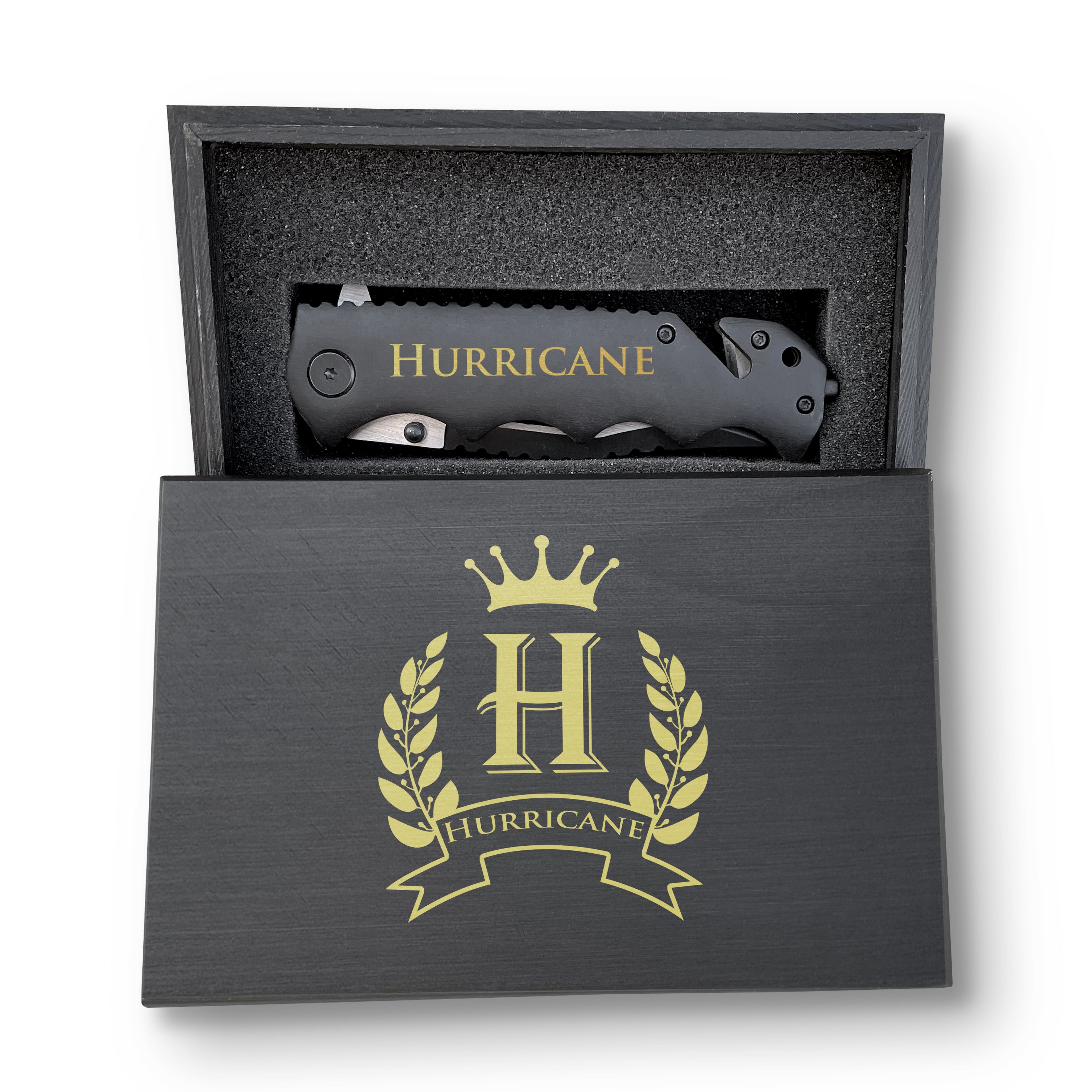 Engraved Multi-Purpose Knife with Box