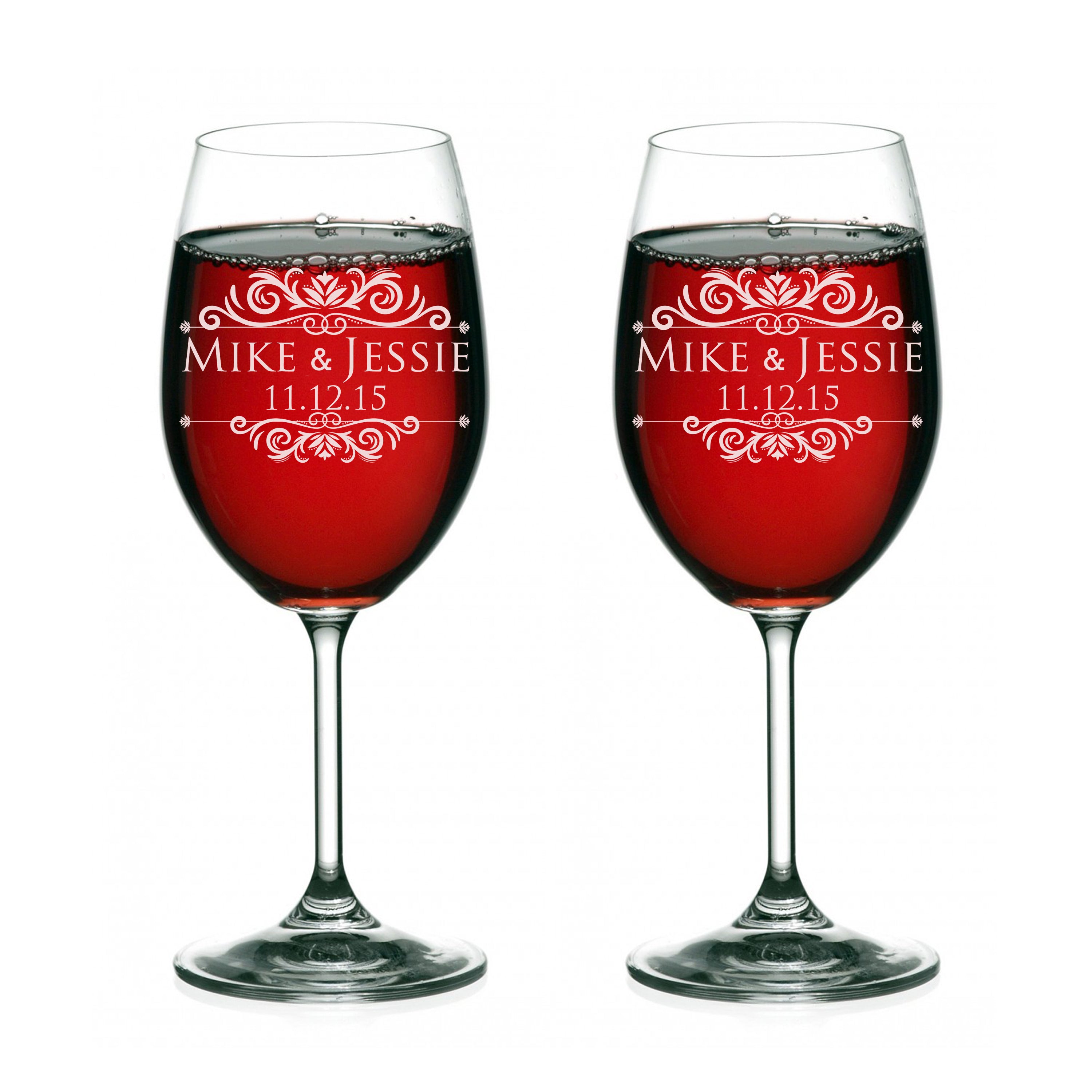 Wedding Toasting Glasses - Personalized Flutes