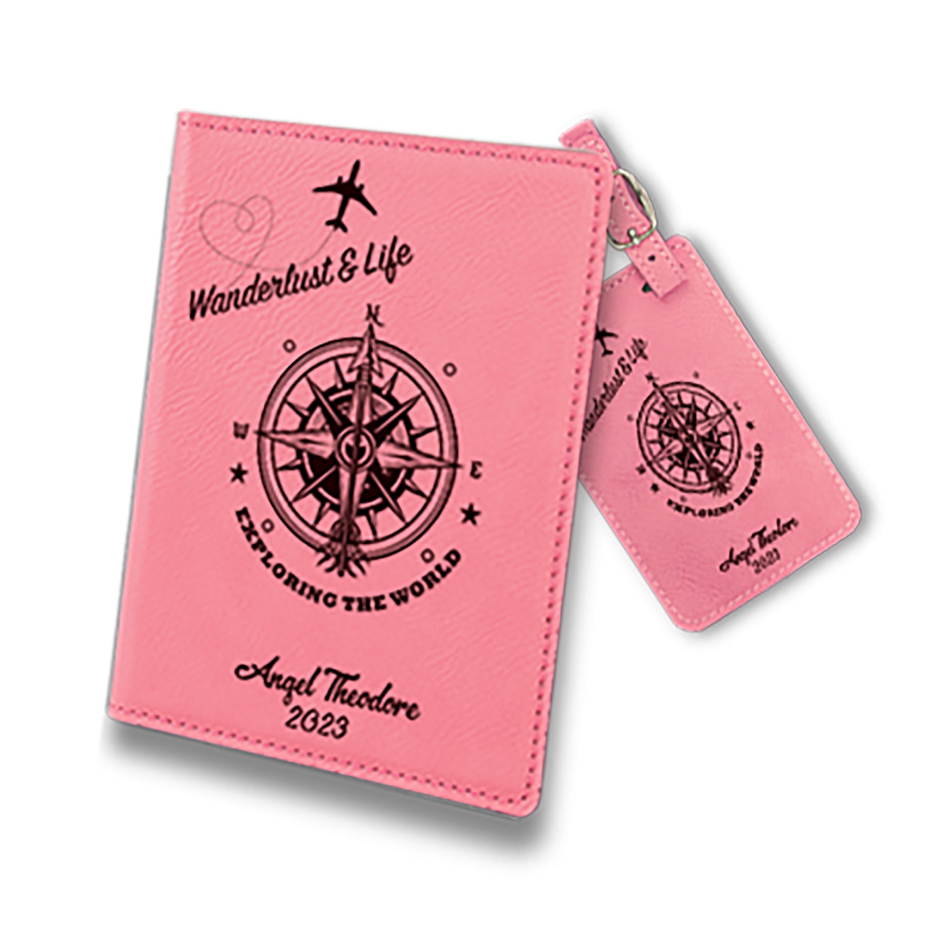 Custom Passport Wallets Travel Holder Set