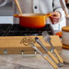 Personalized Laser Engraved Grill BBQ Gifts Set for Men, Dad, Father, Him - Barbecue Grilling Set with Grill Fork, Spatula and Tongs