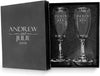 Bridesmaid Champagne Flutes Set of 2 | Bridal Party Flutes Personalized Champagne Glasses for Bridesmaids Flutes - Bridesmaid Champagne Glasses