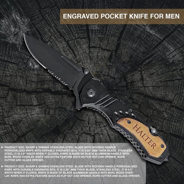 Set of 4,Personalized groomsmen gift pocket knife, Engraved groomsmen gift knife, Engraved groomsmen gift pocket knife, Engraved knife for groomsmen