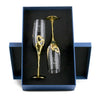  Customized Heart Set Champagne Flutes