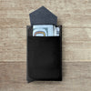 Mens RFID Blocking Lightweight Metal Wallet - Customized Leaves Pattern Engraved Wallet for Son - Personalized   Business Card Holder for Men - Best Wallet for Men
