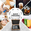 Customized Whiskey  Stone Set With Wood box, Scotch or Vodka Stainless Steel ice cube - Gift For Him