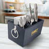 Large Utensil Flatware Organizer Box with 3 Compartments