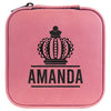 Amanda Personalized pink Jwelery Box