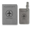 Personalized Passport Holder with Name, Passport Holder, Luggage Tags, Customized Passport Cover and Luggage Tag, Travel Accessories for Couples, Passport Cover For Men and Women