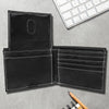 RFID Protected Bi-Fold Wallet For Men, Personalized 'El Parido' Laserable Leatherette Wallet For Men, Best Wallet For Men For Daily Use