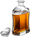 Personalized bourbon decanter set - Monogrammed Gift for Groomsmen- Decanter and 2 Glasses Gift Set - Home Bar,Christmas Gift