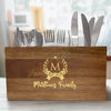 Personalized Year Caddy - Wood Kitchen Cooking Utensil Holder - Kitchen Utensil Holder