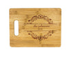 Personalized Cutting Board, house warming Gift, Laser engraved Wooden cutting board