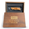 Last Name Pocket Holding Knife For Men, Personalized Knife For Men With Wooden Box, Folding Knife For Dad, Custom Laser Engraved Knife With Wooden Box