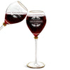 Set of 2 Toasting Wine Glass For Wedding Couple