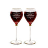  Engraved Wedding Wine Glass