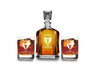 Personalized Whiskey Decanter Set -Groomsmen Gift - Whiskey Decanter Set , Groomsman Proposal Gift, Engraved Decanter for Whiskey, Groomsmen Gifts, Best Man Proposal Idea Gift