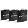 Krezy Case Set of 3 Wedding Favor Customized Flasks Set  Personalized bestman groomsmen praposal Gifts, Engraved and Monogrammed Gift