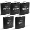 Krezy Case Set of 5 Wedding Favor Customized Flasks Set  Personalized bestman groomsmen praposal Gifts, Engraved and Monogrammed Gift