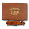 Zuber Premium Foldable Pocket Knife with safety Camping & Hiking, Engraved Pocket Knife wood Campers Knife, Survival Knife (wood), Customized Premium Knife