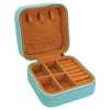 Amanda Personalized Teal Jwelery Box