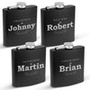 Groomsmen Gifts Set of 4 Flask - Gift for Groomsmen - Groomsman Gift - Groomsmen Flasks - Personalized Flasks for Groomsmen - Flasks for Groomsman