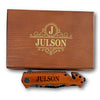 Julson Pocket Safety Knife with Box, Premium Foldable Customized Knife For Safety, wood Finished Handle Knife, Best Premium Knife (wood), Custom Knife For Husband