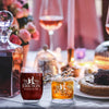 Laser Engraved Couple Name Wine And Scotch Glasses, Perfect Wedding Gift For Newly Wed, Bride And Groomsmen Glasses, Custom Engraved Set Of 2 Glasses