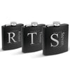 Groomsmen Stainless Stel Flask set of 3, Groomsmen Personalized Flask, Engraved Flask, Hip Flask, Custom Flask, Monogrammed Flask, Flask for Groomsmen,Groomsman Flask