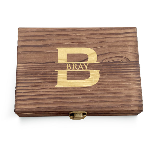 Personalized Whiskey Stones Set of 6 with Wooden Box, Engraved Whiskey Chilling Stones Set , Whiskey Stone Set For Him