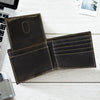 Premium Laserable Leatherette Wallet For Men, Customized Rawhide Bi-Fold Engraved Wallet For Men For Regular Use, Best Black & Gold Wallet