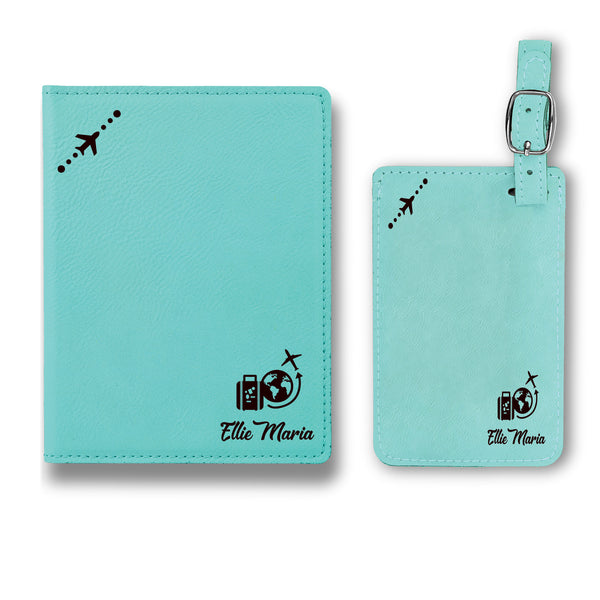 Passport and Luggage Tag Set for Traveller