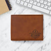 JULSON' Personalized Men's Bi-Fold Wallet, Stylish Custom Engraved Wallet For Men, Genuine RFID Protected Wallet For Him