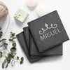 Crown Design Custom Slate Coasters