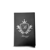 Mens Customized Minimalist Metal Wallet - Personalized Crown Emblem Pattern Engraved Wallet for Son - Credit Cards Holder Business Card Case Metal Wallet - Best Wallet for Men