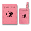 Passport Cover and Luggage Tag, Premium Personalized Leather Passport Cover, Custom Passport and Luggage Tags, Custom Passport Wallet, Personalized Luggage Tag