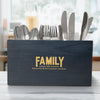  Large Utensil Flatware Organizer Box with 3 Compartments