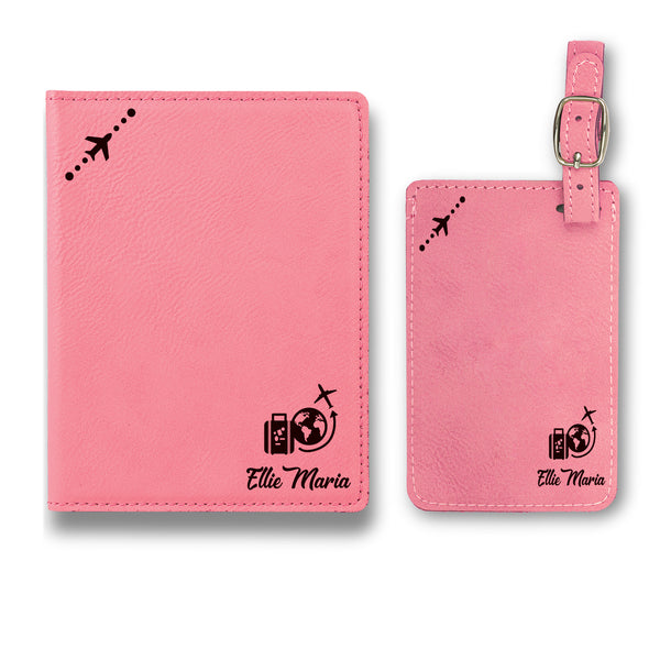 Passport and Luggage Tag Set for Traveller