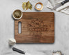 Krezy Case Walnut Cutting Board Customized Walnut Chopping Wedding Last Name engraved, 11.5x8.75 inch size