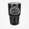 Dad Tumbler - #1 Dad Tumbler - #1 Dad - Dad Gift - Fathers Day Gift - Gift for Dad - Dad Tumbler - Dad Saying - Powder Coated Tumbler